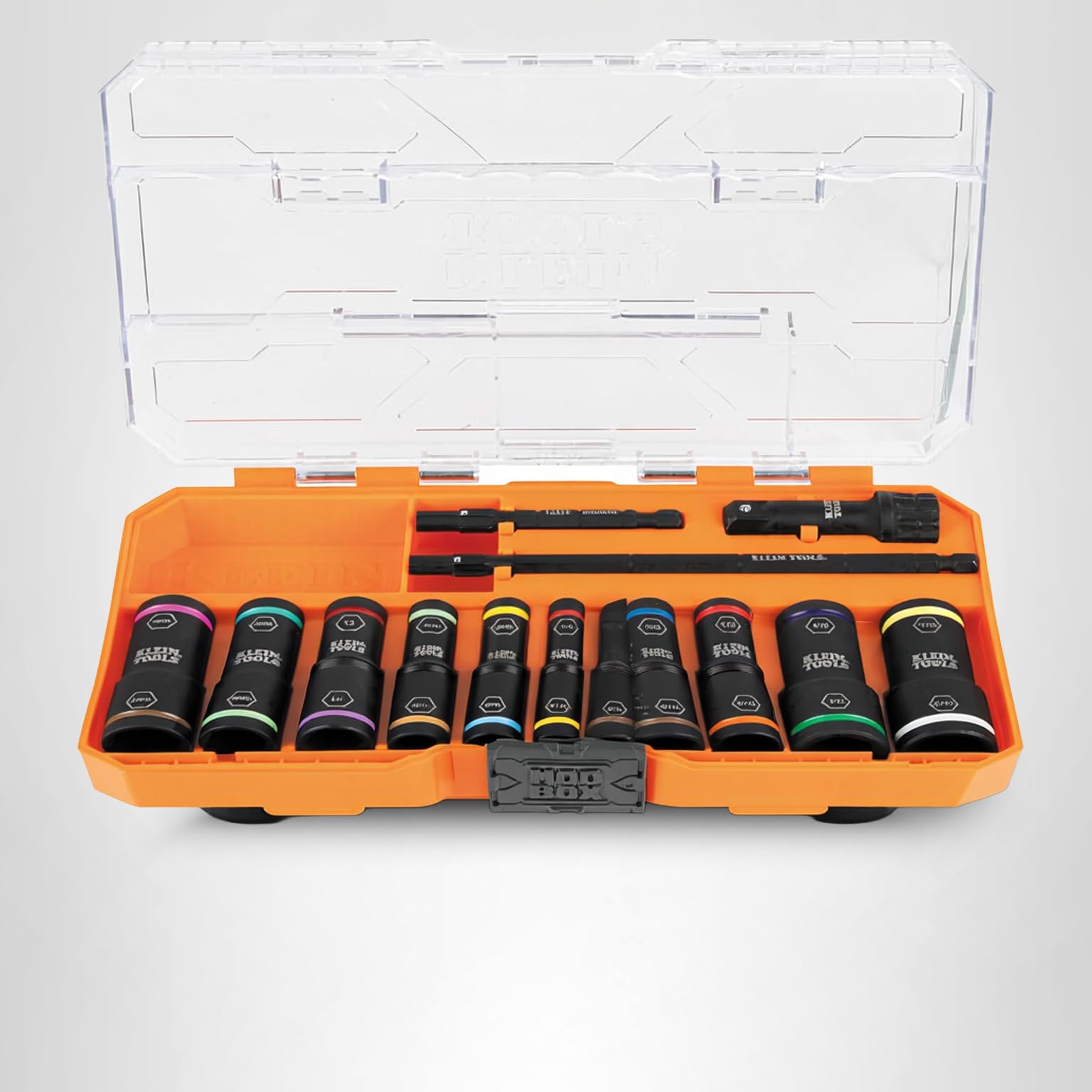 Klein Tools 65239 KNECT Flip-20 Deep Impact Socket Set, 20 SAE and